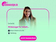PR Manager*in (w/m/d) Teilzeit - Hamburg
