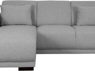Home affaire Ecksofa BORNHOLM L-Form mit Recamiere, Maße B/T/H: 234/162/85 cm, Recamiere links oder rechts bestellbar, Wellenfederung, inkl. 2 Kissen