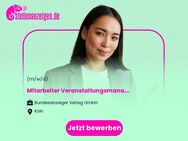 Mitarbeiter Veranstaltungsmanagement (m/w/d) - Köln