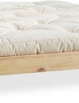 Karup Design Futonbett Elan Bettgestell, massiv Kiefernholz, minimalistisches Scandi Design, Inklusive Lattenrost, in verschiedenen Breiten erhältlich