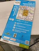 Fontainebleau Boulder- Wanderkarte in 69502