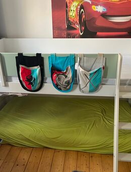 Kinderhochbett weiß mit Rutsche - Monheim (Rhein)