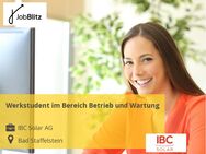 Werkstudent im Bereich Betrieb und Wartung - Bad Staffelstein