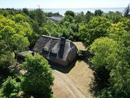Wyk/ Südstrand: Traumgrundstück mit großem Reetdachhaus bietet Privatsphäre pur! - Wyk (Föhr)
