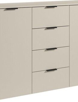 HBZ Sideboard Linz Kommode, BxHxT 135x90x40cm (1 St), Breite 135cm,Lip-Griff, Melaminbeschichtung