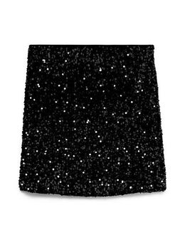 Vero Moda Paillettenrock VMBELLA HW SHORT SQ SKIRT JRS GA