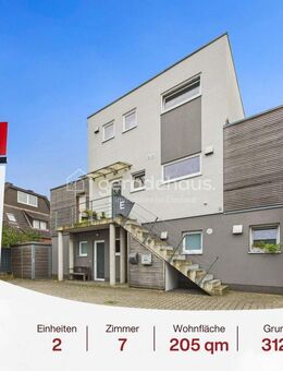Zentrale Wohnanlage: Modernes Haus mit zwei Einheiten - Lingen (Ems)