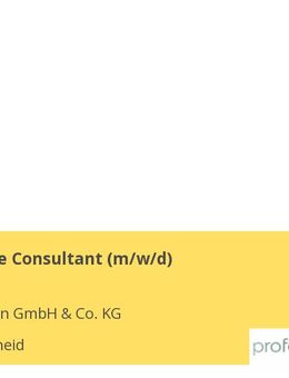 SAP Inhouse Consultant (m/w/d) - Lüdenscheid