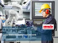 Leiter Elektrokonstruktion (m/w/d) - Sonnenbühl