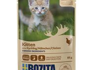 12 x 85 g Bozita Häppchen zum Sonderpreis! - Kitten Huhn in Soße