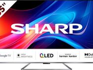 Sharp 4T-C65GP7x QLED-Fernseher (164 cm/65 Zoll, 4K Ultra HD, Google TV, Smart-TV)
