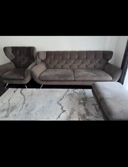 Sixty 3-Sitzer Sofa, Sessel & Hocker – Design-Set - Berlin Reinickendorf