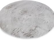 Gino Falcone Fellteppich Kuschelteppich Chiara, rund, Höhe: 30 mm, Kunstfell, Kaninchenfell-Haptik, besonders weicher Langflor