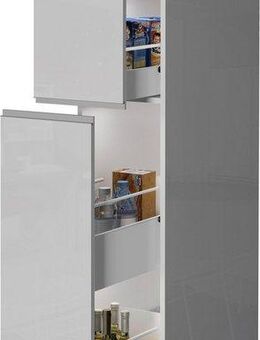 KOCHSTATION Apothekerschrank KS-Sole Breite 30 cm, 2 Auszüge, 4 Fächer