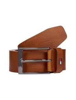 Tommy Hilfiger Ledergürtel LAYTON 3.5 Metallpatch, Einfachdornschließe