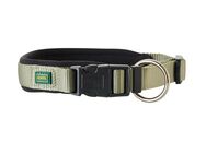 HUNTER Halsband Neopren Vario Plus, oliv/schwarz - Größe S: 30 - 35 cm Halsumfang, 15 mm breit