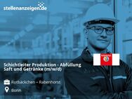 Schichtleiter Produktion - Abfüllung Saft und Getränke (m/w/d) - Bonn