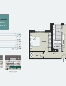 Wohnen im Herzen von Nippes: Modernisierte 2-Zimmer-Wohnung – WE 3 - Köln