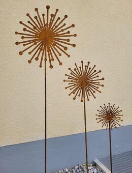 Gartenstecker Pusteblume Edelrost - Kraftisried