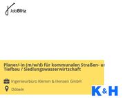 Planer/-in (m/w/d) für kommunalen Straßen- und Tiefbau / Siedlungswasserwirtschaft - Döbeln