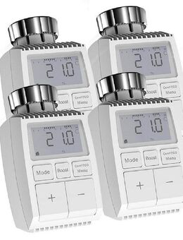 Hyrican Heizkörperthermostat programmierbar, mit Tag/Woche/Wochenend-Planer, Frostschutz, Nachtabsenkung