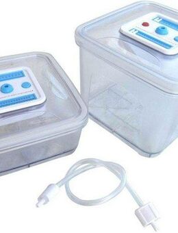 Gastroback Vakuumbehälter 46111, Kunststoff, (2-tlg), mit Datum und Codierungsanzeige