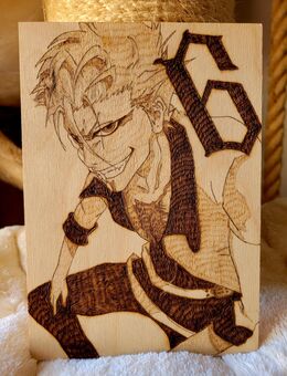 Bleach: Grimmjow Jaegerjaques Brandmalerei A5 - Bietigheim-Bissingen