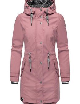 PEAK TIME Regenjacke L60042 stylisch taillierter Regenmantel für Damen