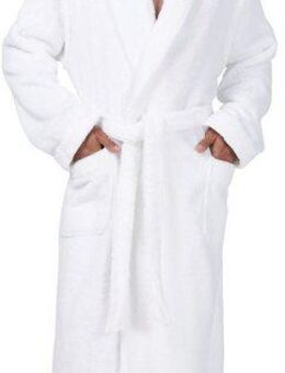 Möve Unisex-Bademantel ideal für Sauna & Spa, Hotelbademantel, Morgenmantel, Langform, Walkfrottier, Schalkragen, Gürtel
