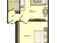 Kleine 2 Zimmer Wohnung im Zentrum, mit Neuen Bad - Bergkamen