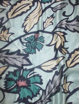 NEU mit ETIKETT * Freizeit * Ausgeh * Strand * Urlaub * Beach Party * duftig * Blumen * Blüten * Flower- Power * Seiden- Satin * Chiffon * XXL SCHAL * SCARF * PAERO * TUCH "CARTOON" lind- mint- grün * braun * blau * - Riedlingen