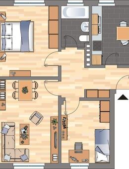 3-Zimmer-Wohnung in Wilhelmshaven City - Wilhelmshaven