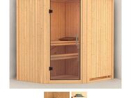 Karibu Sauna Tomke, BxTxH: 170 x 151 x 198 cm, 68 mm, (Set) ohne Ofen