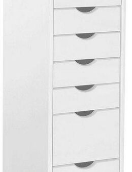 INOSIGN Kommode Gava, massives Kiefernholz, mit vielen Stauraummöglichkeiten, Breite 34 cm