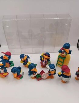 Ü-Eier Figuren Komplettsatz Die Bingo Birds Tennis 9 Figuren inkl. Setzkasten - Essen