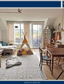 Helle Maisonettewohnung mit Balkon und Weitblick - Hirschberg (Bergstraße)