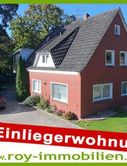 +++ Ebenerdig bewohnbar, DG ausgebaut mit Einliegerwohnung, Waldrandlage, großes Grundstück, Innenhof mit Nebengebäuden ! +++ - Westoverledingen