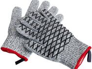 Maximex Grillhandschuhe 2in1, (Set, 2-tlg), Schnittschutzhandschuhe für Damen, hitzebeständige Küchenhandschuhe