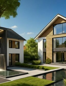 Neubau: Energiespar- Doppelhaushälfte mit Garten in bester Lage Zentral in Usingen !!! - Usingen