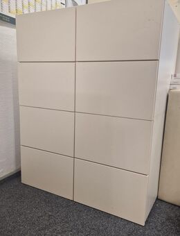 4 Büroschränke weiß 100 cm breit x 62 cm breit x 62 cm tief sehr hochwertig - Markkleeberg