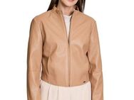 Betty&Co Jackenblazer Betty & Co Bikerjacke mit Stehkragen Nahtführung