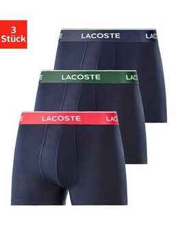 Lacoste Boxershorts enge Boxershorts Lacoste Herren Premium (Packung, 3-St., 3er-Pack) mit Lacoste Logobund