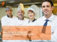 Mitarbeiter*in im Bereich Hausmanagement, Empfang und Bewirtung - Hamburg