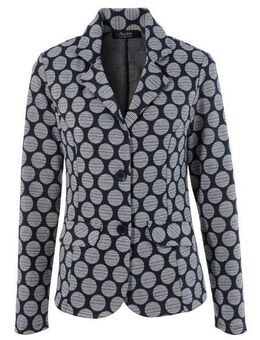 Aniston SELECTED Jerseyblazer mit gestreiften Punkten