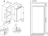 Amica Einbaukühlschrank EVKS 16175, 122,1 cm hoch, 54 cm breit, Gemüsebox