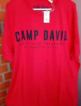 CAMP DAVID T-Shirt ROT Logo Gr.3XL+4XL 19 € VB TOP NEUWARE OHZ VS mö - Osterholz-Scharmbeck