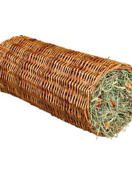 Trixie Weidentunnel mit Heu & Karotte - Ø 15 x H 33 cm, 110 g
