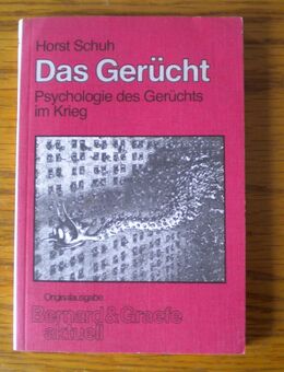 Das Gerücht,Horst Schuh,Bernard&Graefe,1981 - Linnich