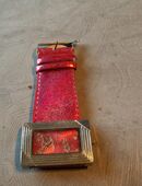 Watch-100 Leslly, Armbanduhr, Damen Uhr, Herrenuhr, Watch, Montre-bracelet, Red Metallic in 23569