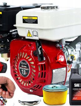 Benzinmotor VERBRENNUNGSMOTOR GX160 7PS WELLE 19MM OHV ÖL Starter Set - Wuppertal